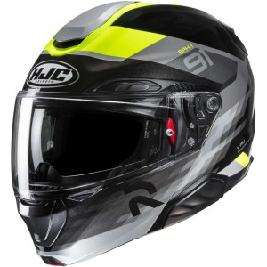 Casco Moto Modulare P/J Hjc RPHA91 MADAL MC3H taglia XL