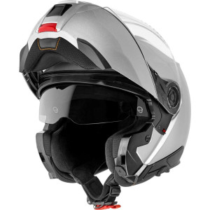 Casco moto modulare schuberth c5 argento lucido