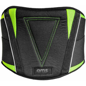 Fascia Renale Moto Gms Racing nero Giallo Fluo taglia L