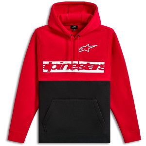 Felpa Alpinestars PARALLEL Rosso/Nero taglia L