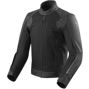 Giacca moto in pelle rev'it ignition 3 nero