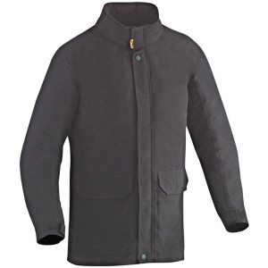Giacca moto in tessuto ixon modello rambler nero