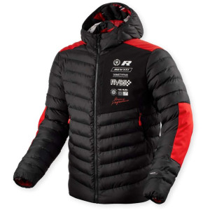 Giacca Moto Rev'it Payload Nero Rosso taglia M