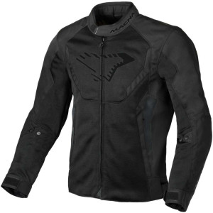 Giacca Moto Softshell Macna Grisco Nero taglia 4XL