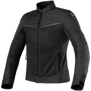 Giacca Moto Traforata Clover TROPICA Nero taglia XL