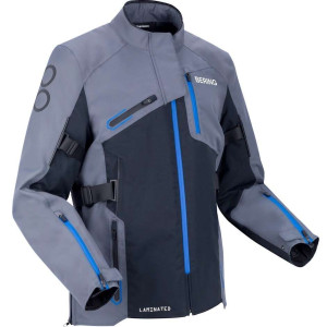 Giubbotto Moto BERING OXYGEN Grigio/Nero/Blu taglia S