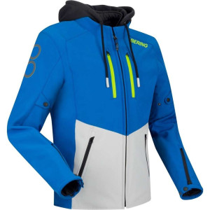 Giubbotto Moto Bering ROTOR Blu Chiaro Grigio taglia XL
