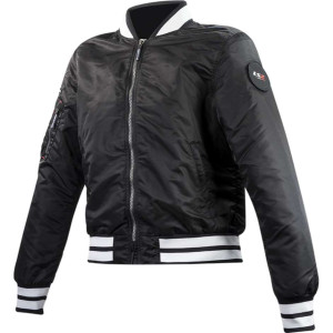 Giubbotto moto bomber ls2 brighton lady nero