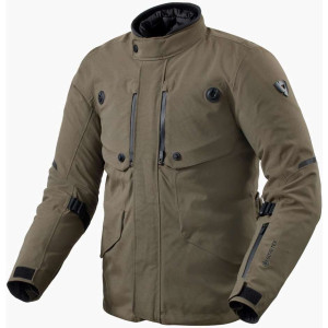 Giubbotto Moto Rev'it Trench 2 GTX Nero Oliva taglia M