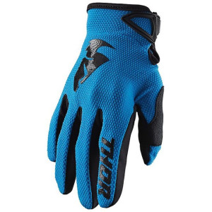 Guanti moto cross enduro thor s20 sector blu