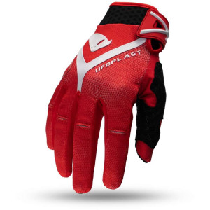 Guanti Moto Cross Ufo HAYES Rosso Bianco taglia L