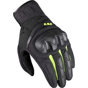 Guanti Moto Estivi Ls2 KUBRA Antracite H-V Giallo taglia S