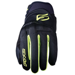 Guanti Moto Five GLOBE EVO Nero Giallo Fluo taglia XL
