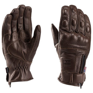 Guanti Moto In Pelle Blauer Combo Marrone taglia XL