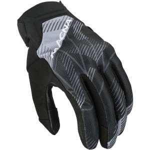Guanti Moto Macna Obtain Leer Marrone / Grigio taglia S