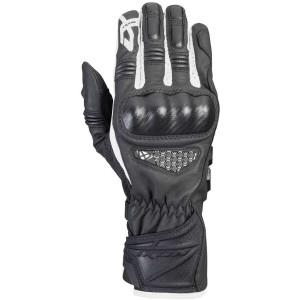 Guanto moto in pelle ixon rs tango nero bianco