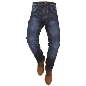 Jeans moto casual custom harisson wayne blu