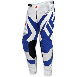 Pantaloni moto cross enduro ufo proton bianco blu