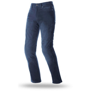 Pantaloni moto jeans seventy pj4 ce regolar blu