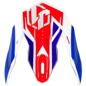 Tesina Just1 Per Casco J38 BLADE Blu Rosso Bianco taglia unica