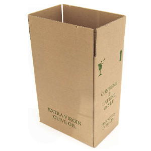 Polsinelli Carton pour 2 canettes d'huile 5 L (10 pcs)