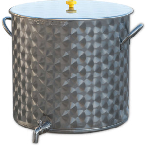 Polsinelli cuve inox 100 L avec robinet