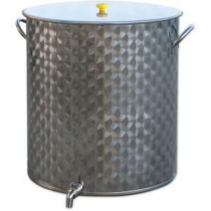 Polsinelli Cuve inox 150 L avec robinet