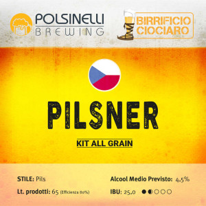 Polsinelli Kit all grain PILSNER pour 65 L