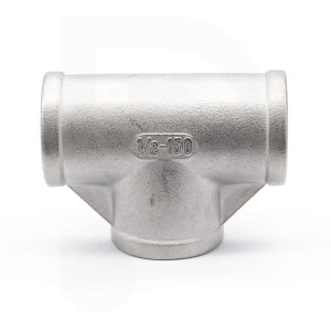 Polsinelli Tee en acier inoxydable 1/2" F