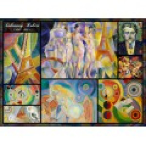 Grafika Robert Delaunay - Collage