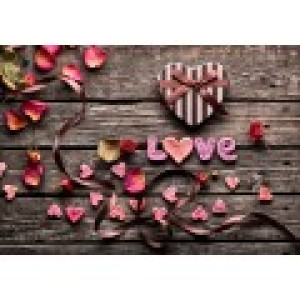 Grafika Love - Red Hearts
