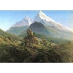 Grafika Caspar David Friedrich - Le Watzmann, 1825