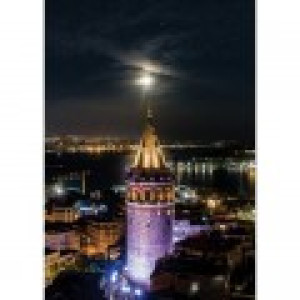 ART Puzzle Neon Puzzle - Tour de Galata