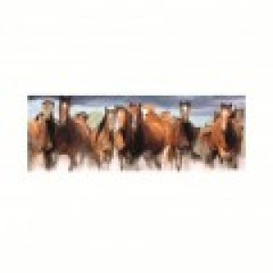 Dino Pièces XXL - Puzzle Panoramique - Chevaux dans l'Eau