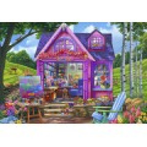 Bluebird Puzzle She Shed Studio