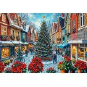 Bluebird Puzzle Shopping  de Noël sur la Place