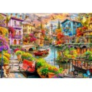 Bluebird Puzzle Le Village sur le Canal