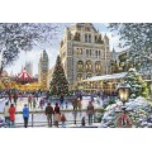 Bluebird Puzzle Skating Outside Natural History Museum