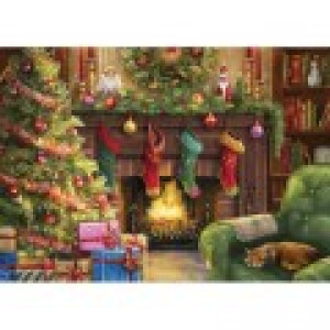 Bluebird Puzzle Cozy Christmas Evening