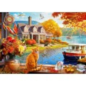 Bluebird Puzzle Crisp Fall View