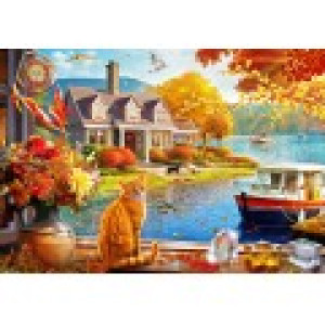 Bluebird Puzzle Crisp Fall View