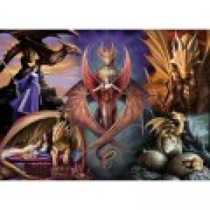 Bluebird Puzzle Anne Stokes - Dragon Fellowship