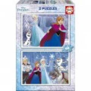 Educa 2 Puzzles - La Reine des Neiges