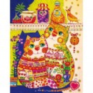 Davici Puzzle en Bois - Les Chats dans le Placard