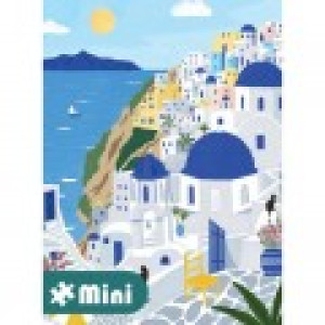 Pieces & Peace Mini Puzzle - Santorin