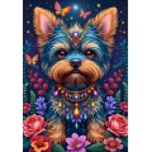 Alipson Puzzle Le Chien au Pays des Fleurs