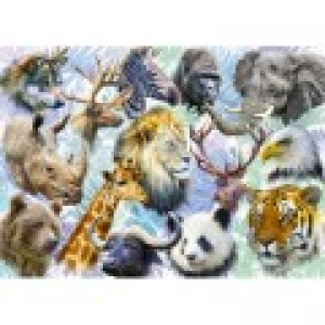 Alipson Puzzle Têtes d'Animaux