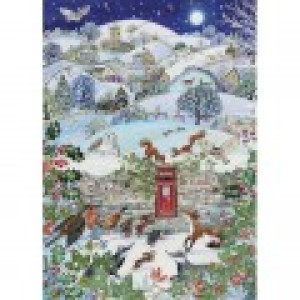 Alipson Puzzle Village par une Nuit d'Hiver