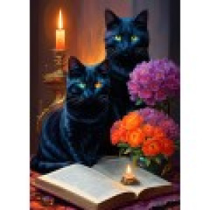 Alipson Puzzle Black Cats