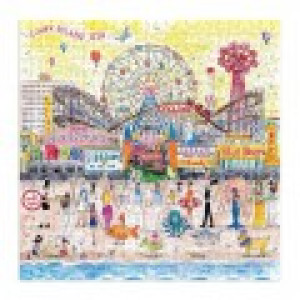 Galison L'Été au Parc d'Attractions - Puzzle 500 Pièces